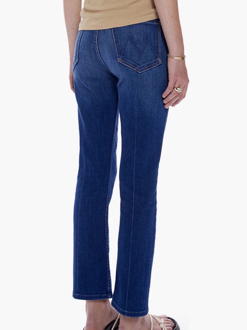 MOTHER Button-Front Jeans - Picture 7 of 7